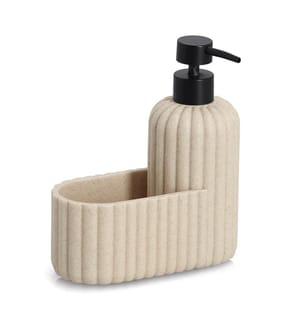 Sink organizer, polyresin, beige