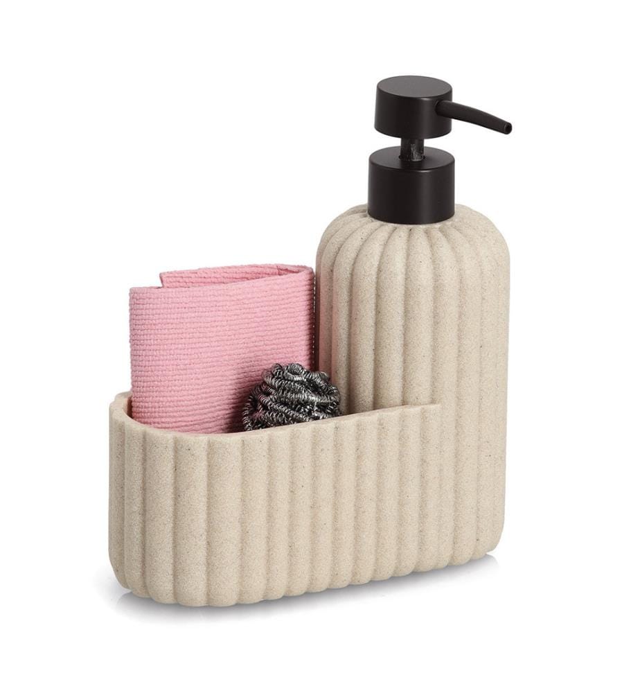 Sink organizer, polyresin, beige