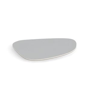 Glass coaster set "2 tone", 4-piece, imitation leather,