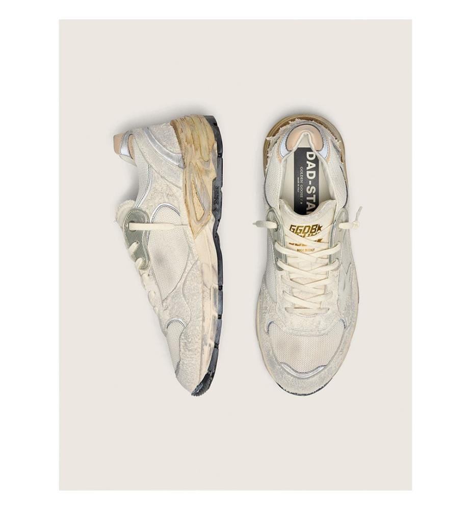 Sneakers Dad-Star - Beige e bianco