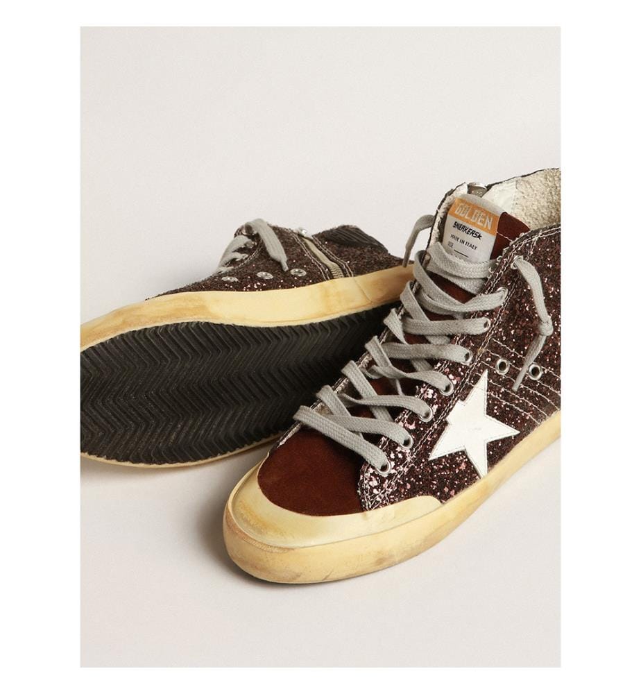 Scarpe da ginnastica Francy Penstar - Glitter marrone