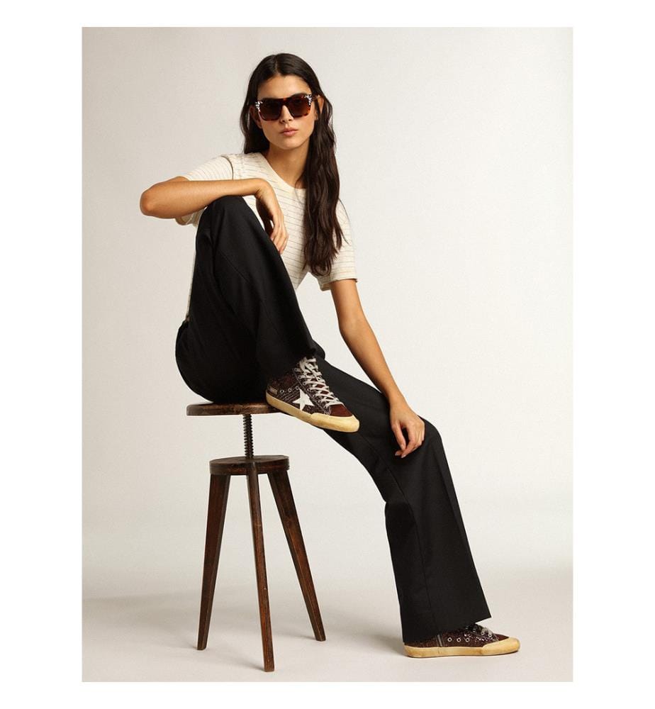 Scarpe da ginnastica Francy Penstar - Glitter marrone