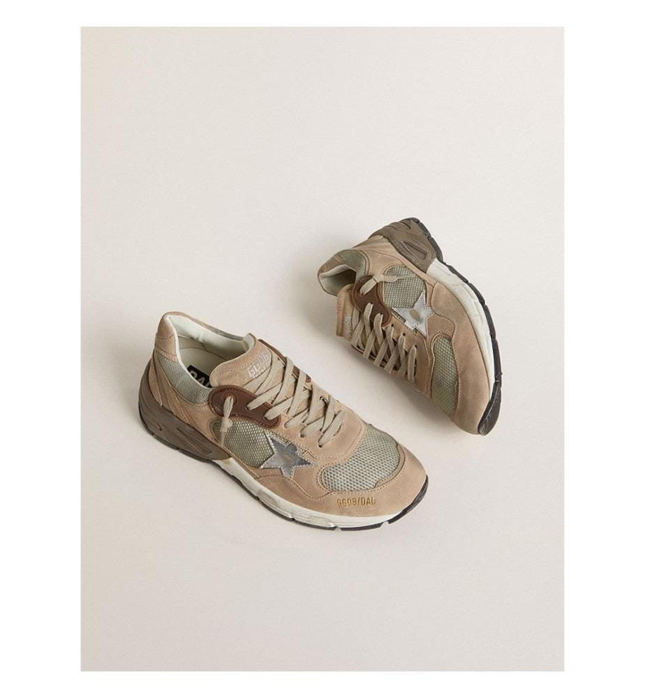 Sneakers Dad-Star - Beige e argento