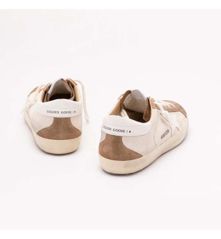 Scarpe da ginnastica Super Star - Bianco crema e marrone