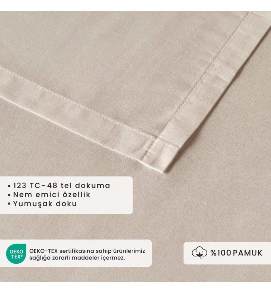 Basic double sheet 240x260 cm - White