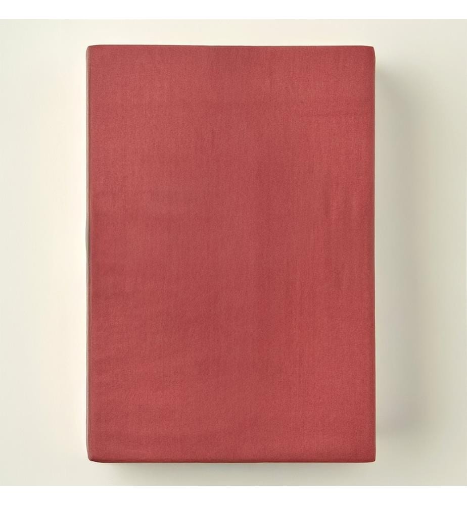 Lenzuolo matrimoniale Basic 160x200x35 cm - Borgogna