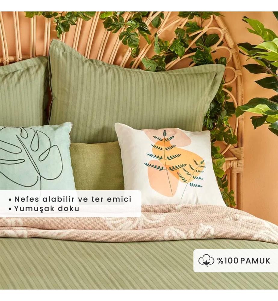 Copripiumino Arno 200x220 cm - Khaki