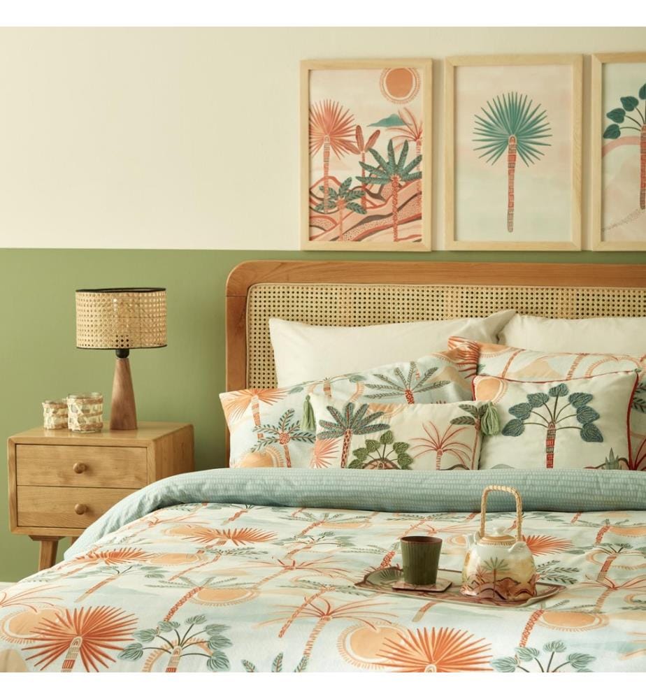 Housse de couette king Abstract Safari 260x240 cm - Vert