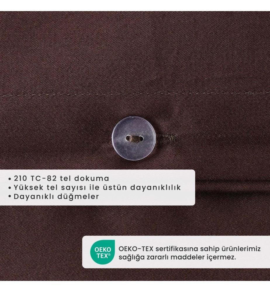 Comforter cover super king Supreme 260x240 cm - Brown
