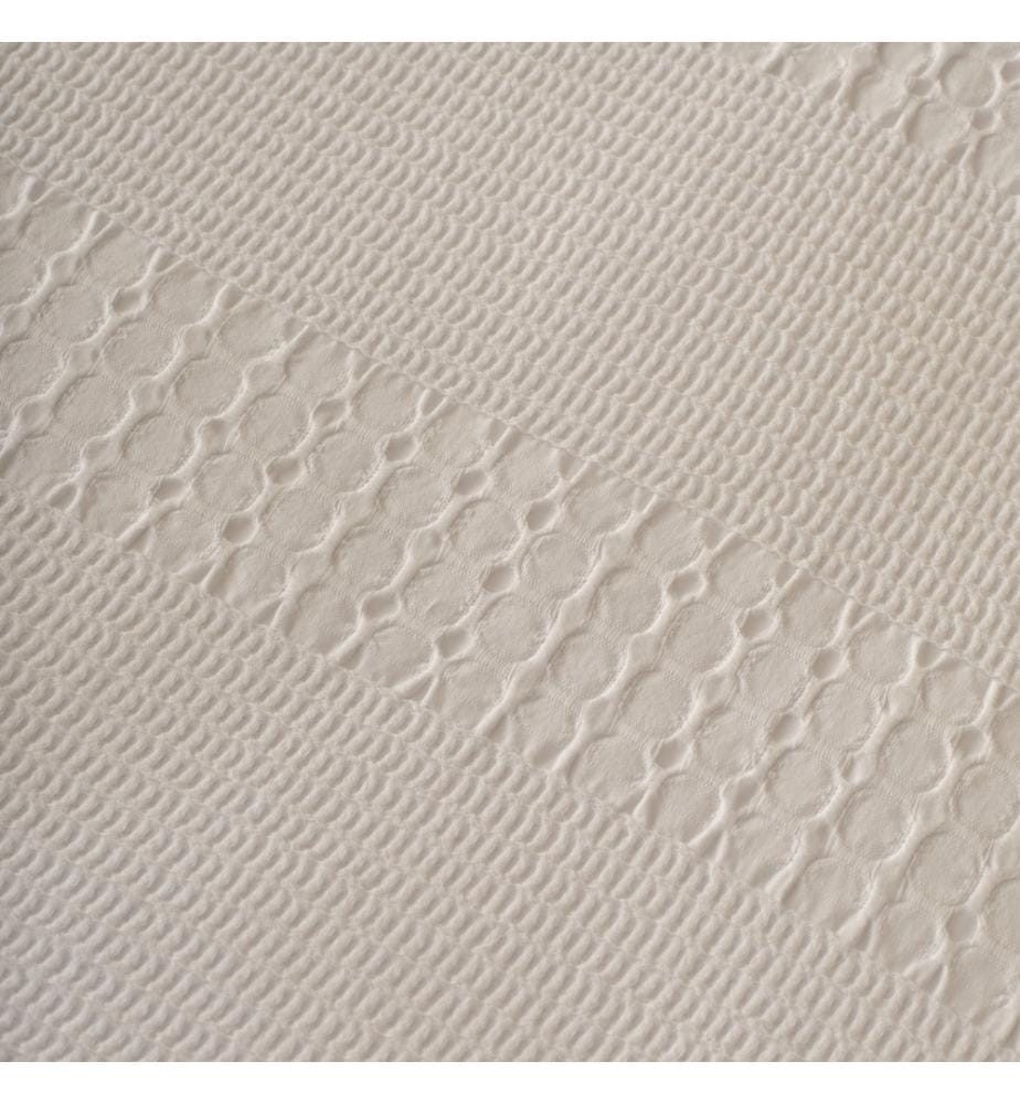 Marine Einzelbett Tagesdecken-Set 180x260 cm - Weiss
