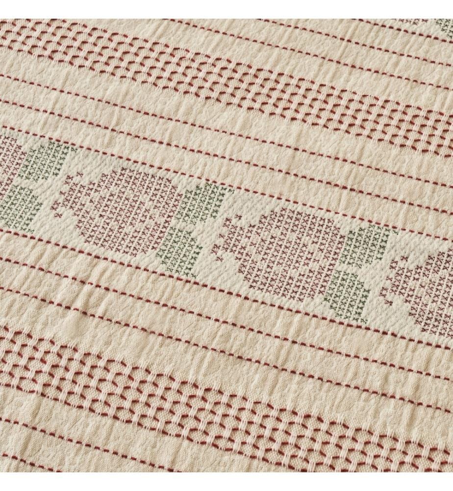 Copriletto matrimoniale jacquard Jolly 100% cotone 220x240 cm - Multicolore