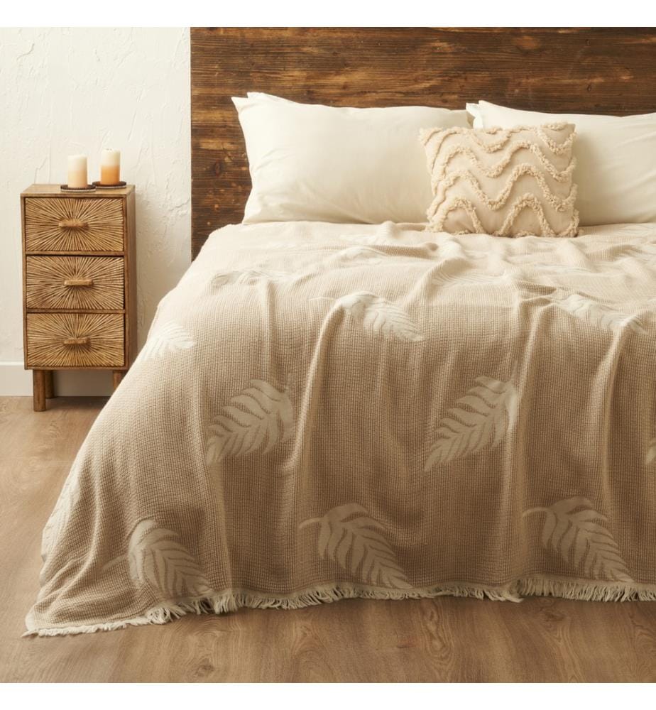 Amaya bedspread 200x220 cm - Beige