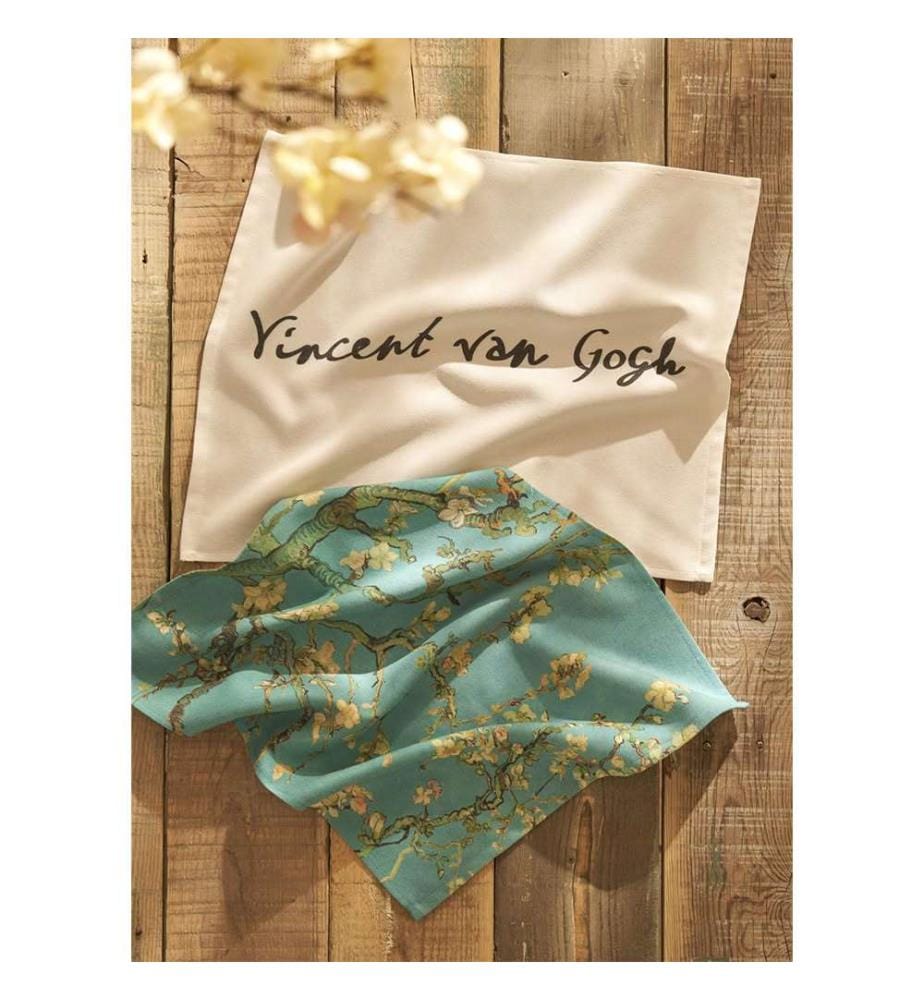 Set di 2 strofinacci 40 x 50 cm - Turchese