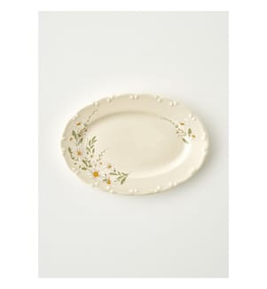Piatto da portata Daisy - Ø25 cm - Crema