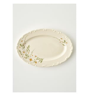 Piatto da portata Daisy - Ø30 cm - Crema