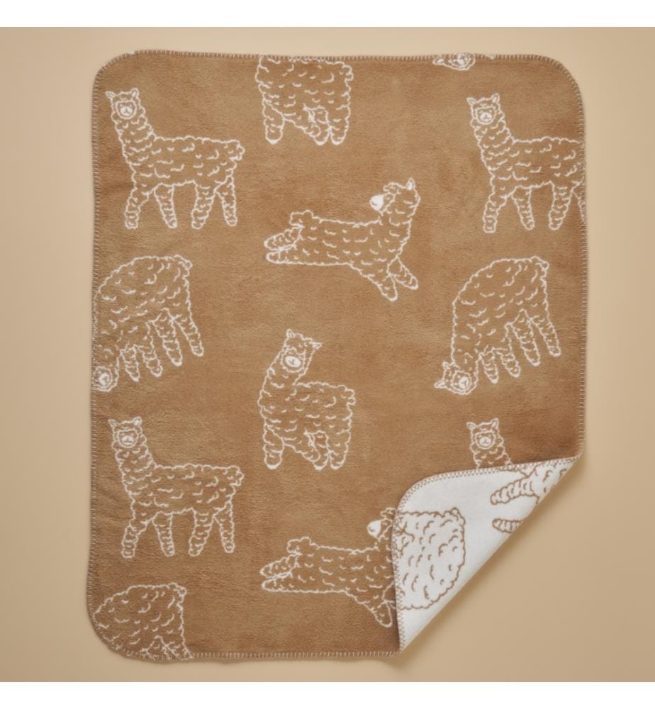 Couverture bébé Alpaga 100x120 cm - Beige