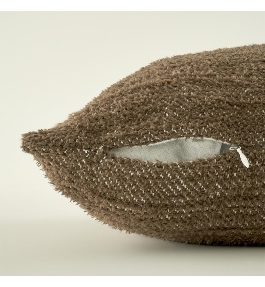Zierkissen 43 x 43 cm - Braun