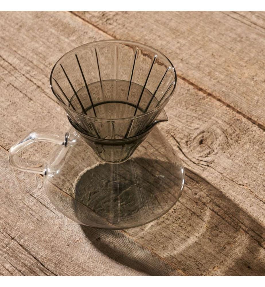 Caffettiera con filtro affusolato - Grigio