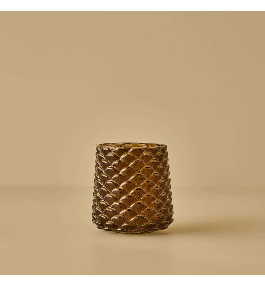 Vase Irene 11,5x11,5x3 cm - Grün