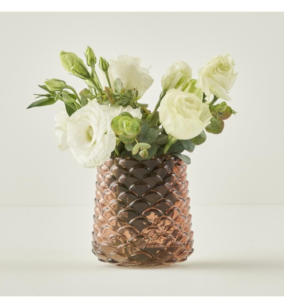 Vase Irene 11,5x11,5x3 cm - Brun