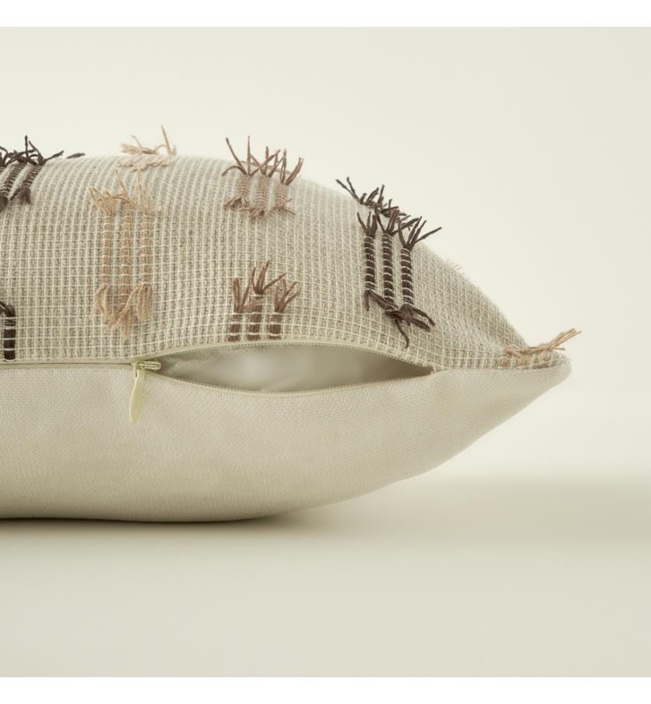 Housse de coussin décorative Stitch 35x50 cm - Beige