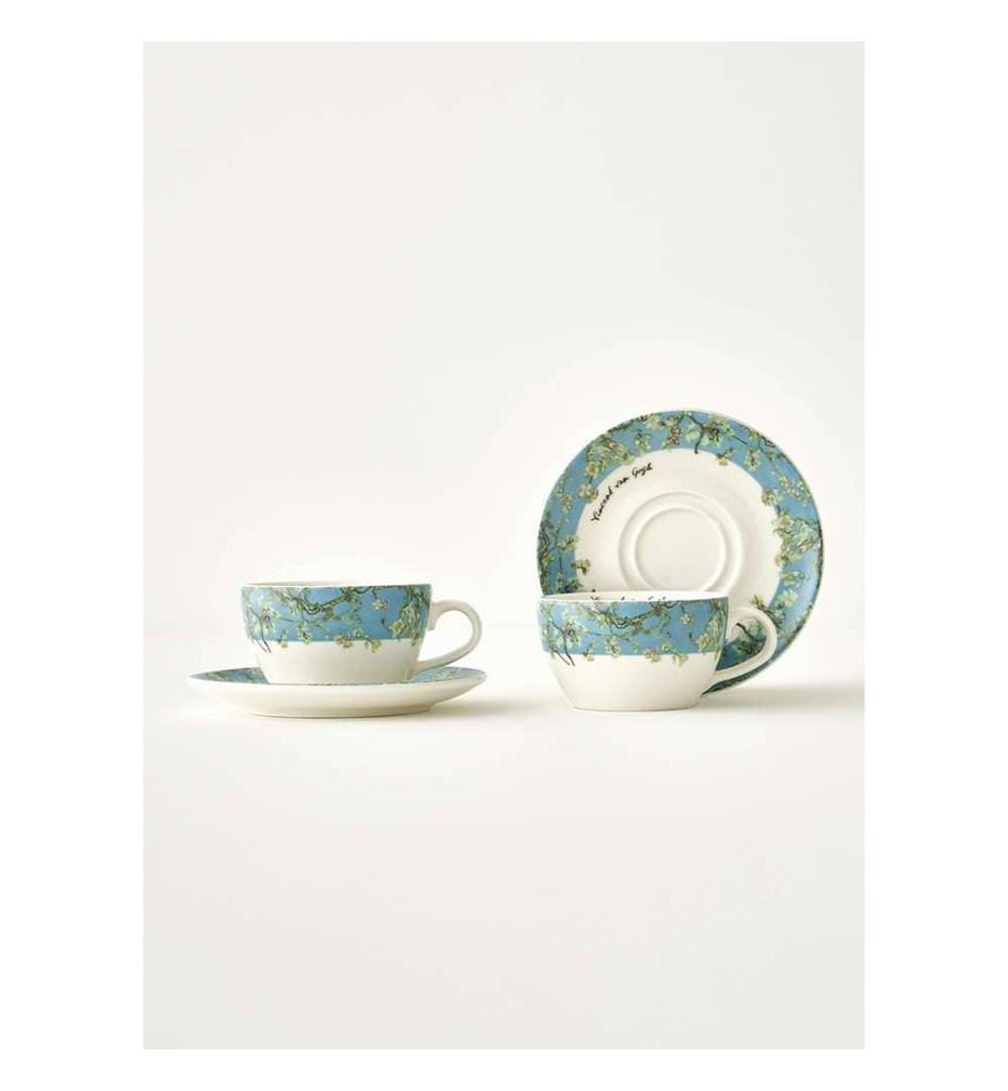Set aus 2 Teetassen Almond Blossom 180 cc - Mehrfarbig
