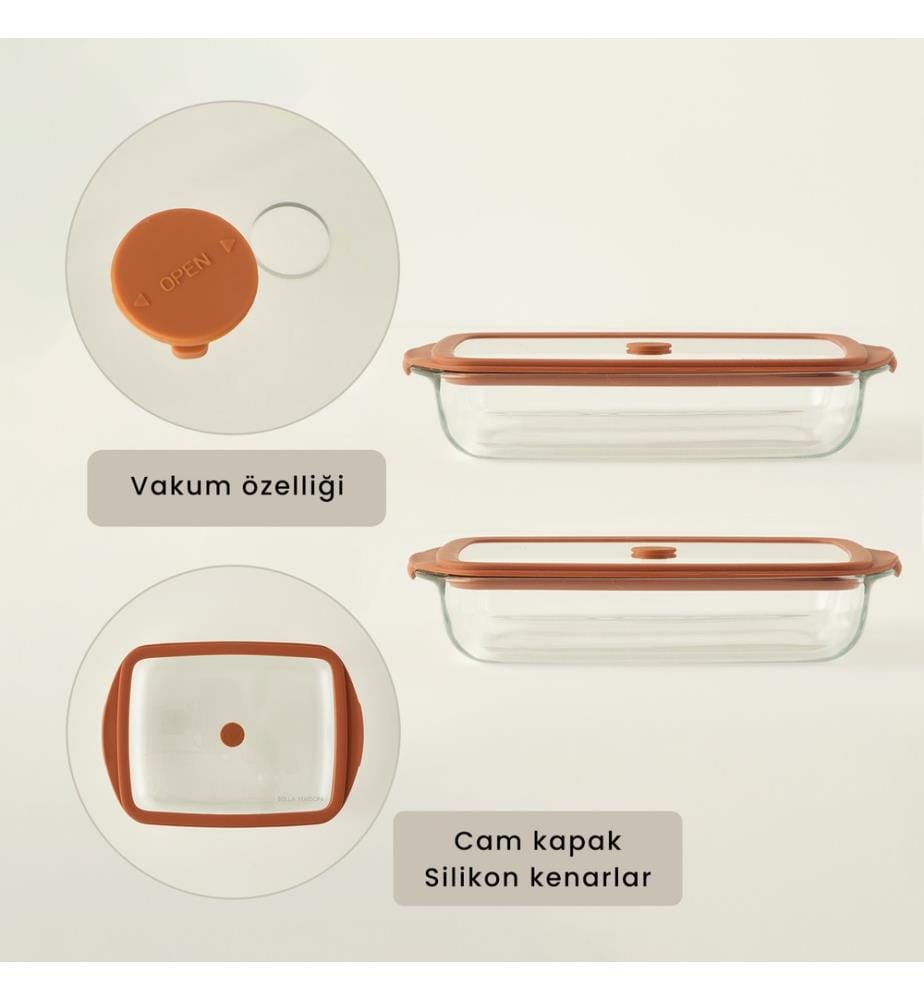 Glas-Backform Sandy 1600 cc - Braun