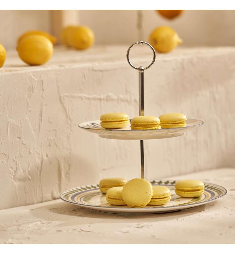 Lemoncello Kekshalter 2-stöckig - Mehrfarbig
