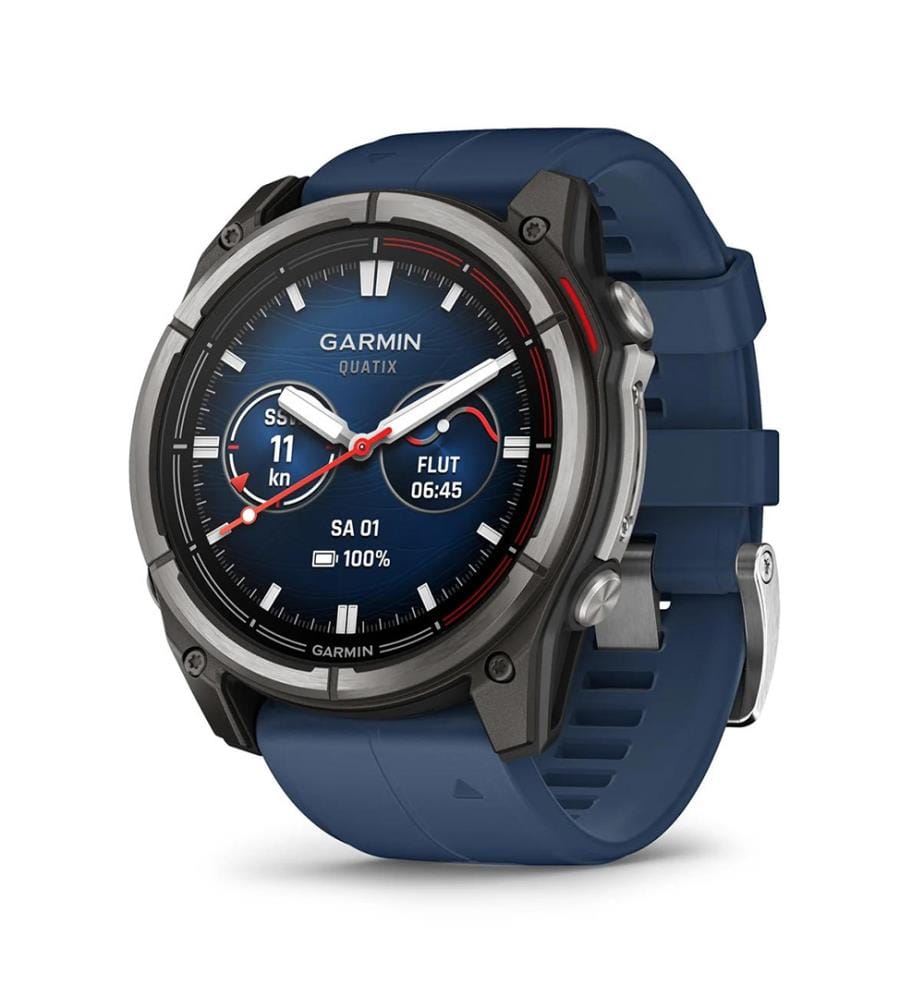 Quatix 8 Amoled Smartwatch, 51 mm – Anthrazit und Blau","detected_source_language":"FR