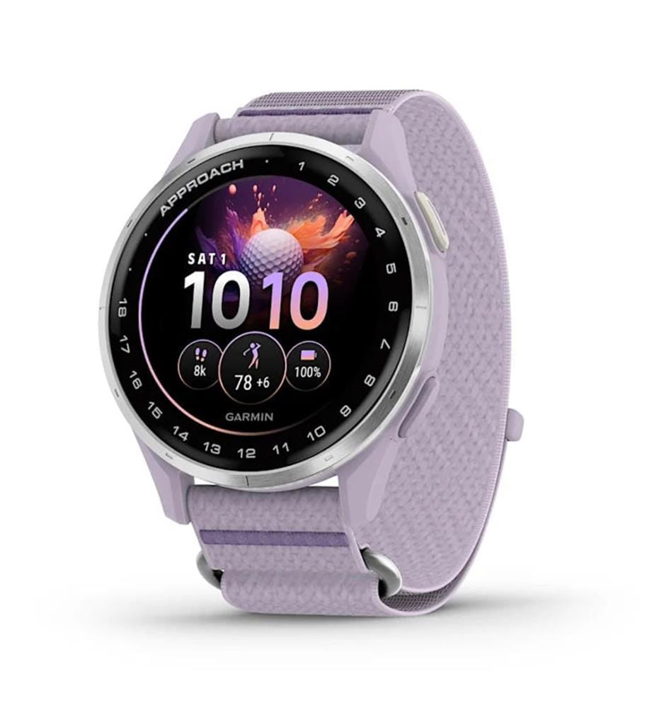 Montre connectée Approach J1 avec bracelet en tissu ComfortFit, 43 mm - Rose