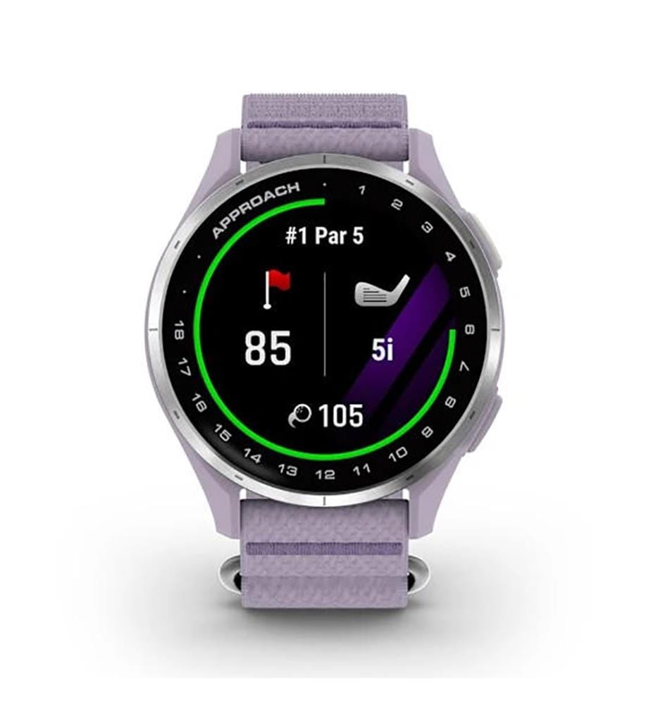 Montre connectée Approach J1 avec bracelet en tissu ComfortFit, 43 mm - Rose