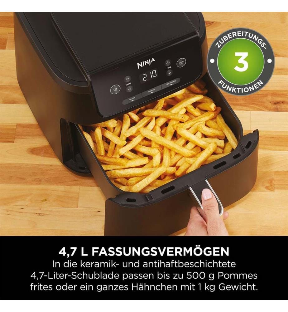 Heissluftfritteuse - Schwarz