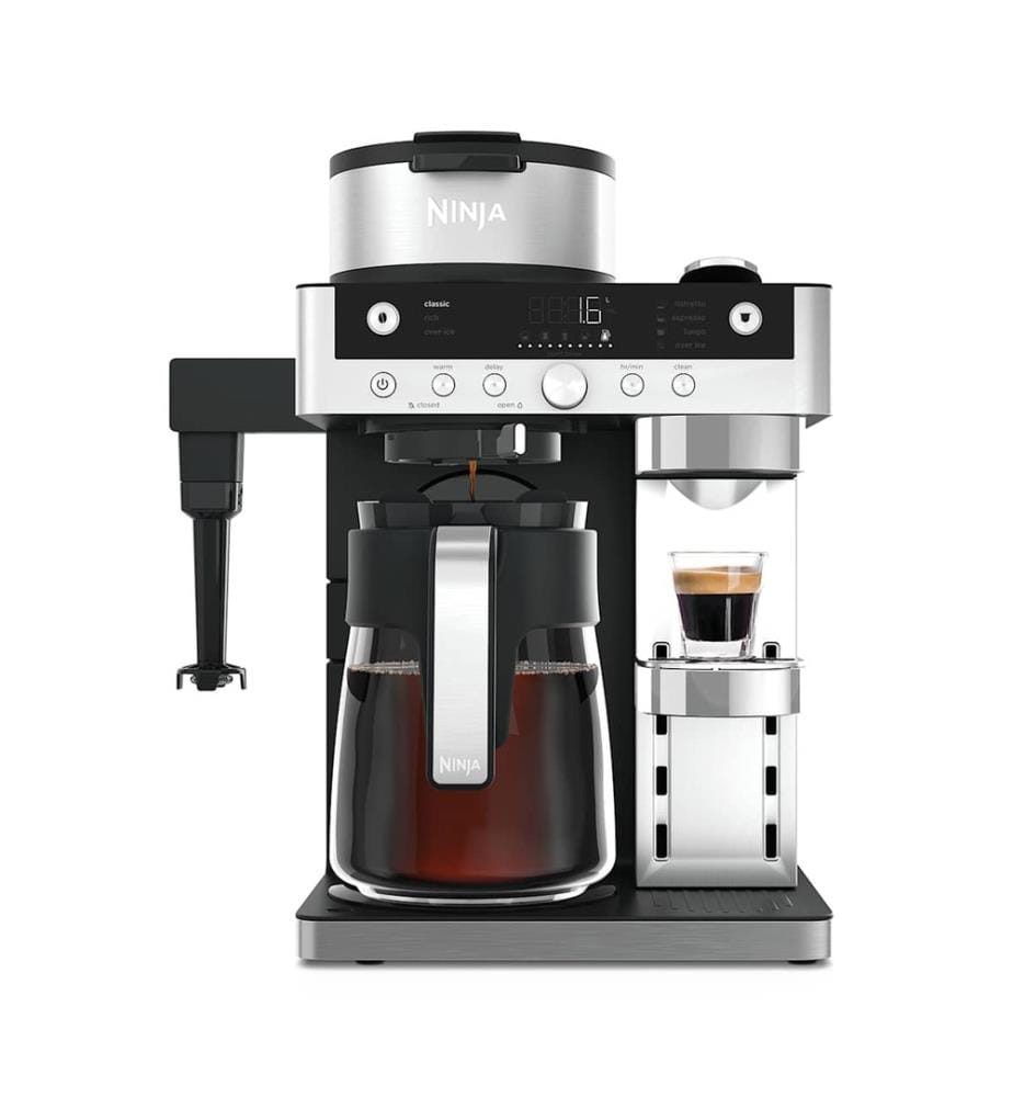 DualBrew-Filterkaffeemaschine - Silber, Schwarz