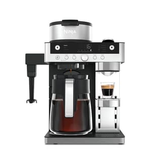 DualBrew-Filterkaffeemaschine - Silber, Schwarz