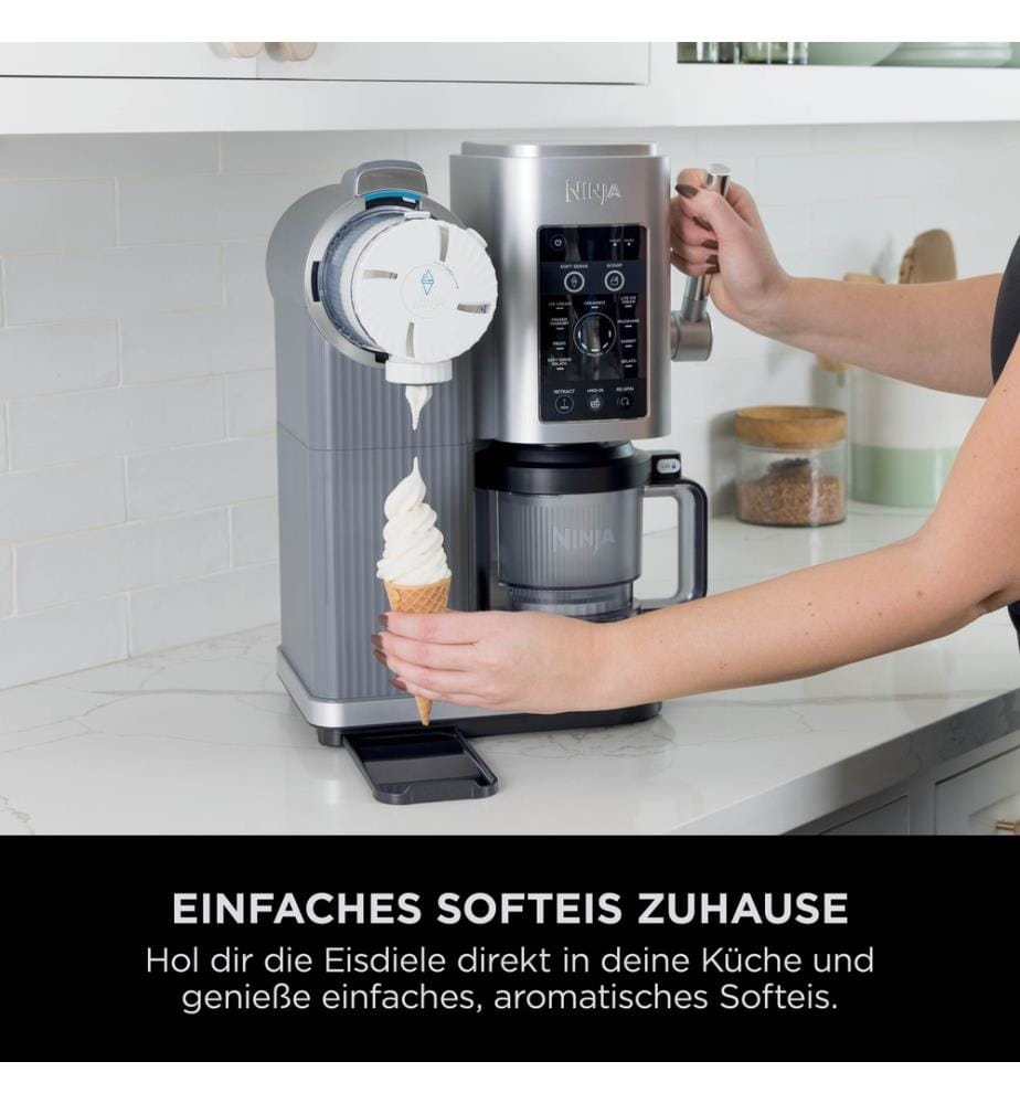 Eismaschine CREAMi Swirl 2 x 480 ml - Platin-Silber