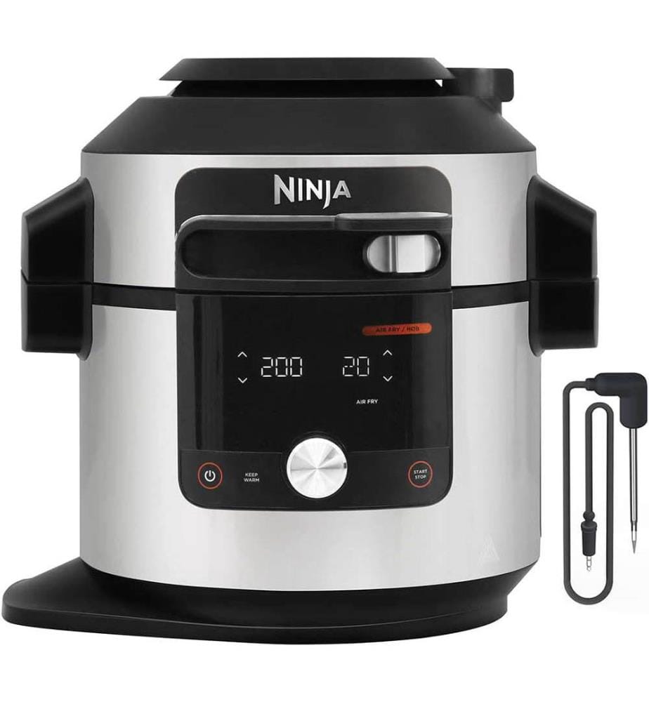 14-in-1-Multicooker - Silber, Schwarz