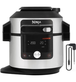 14-in-1-Multicooker - Silber, Schwarz