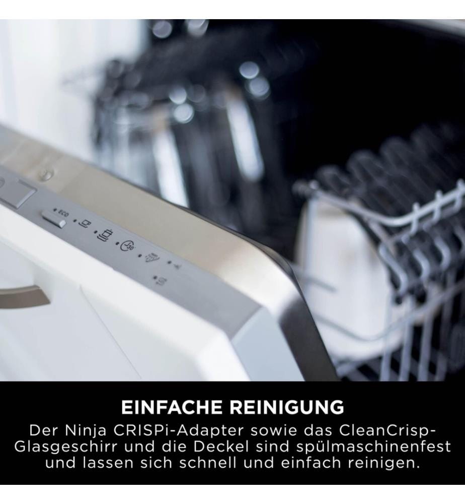 4-in-1 Heissluftfritteuse - Schwarz