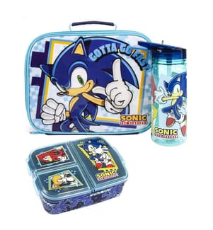 Sonic The Hedgehog Gotta Go Fast Lunch Bag And Bottle