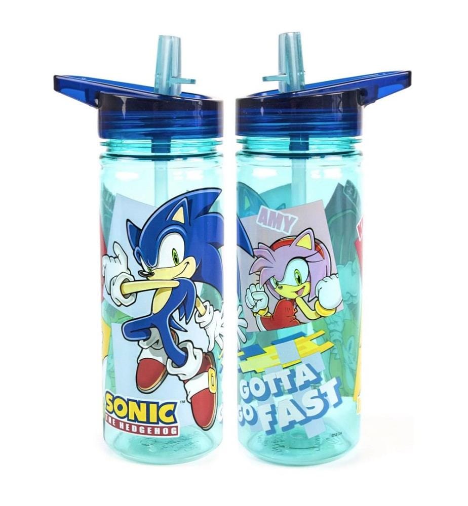 Sonic The Hedgehog Gotta Go Fast Borsa Pranzo con Porta Bottiglia