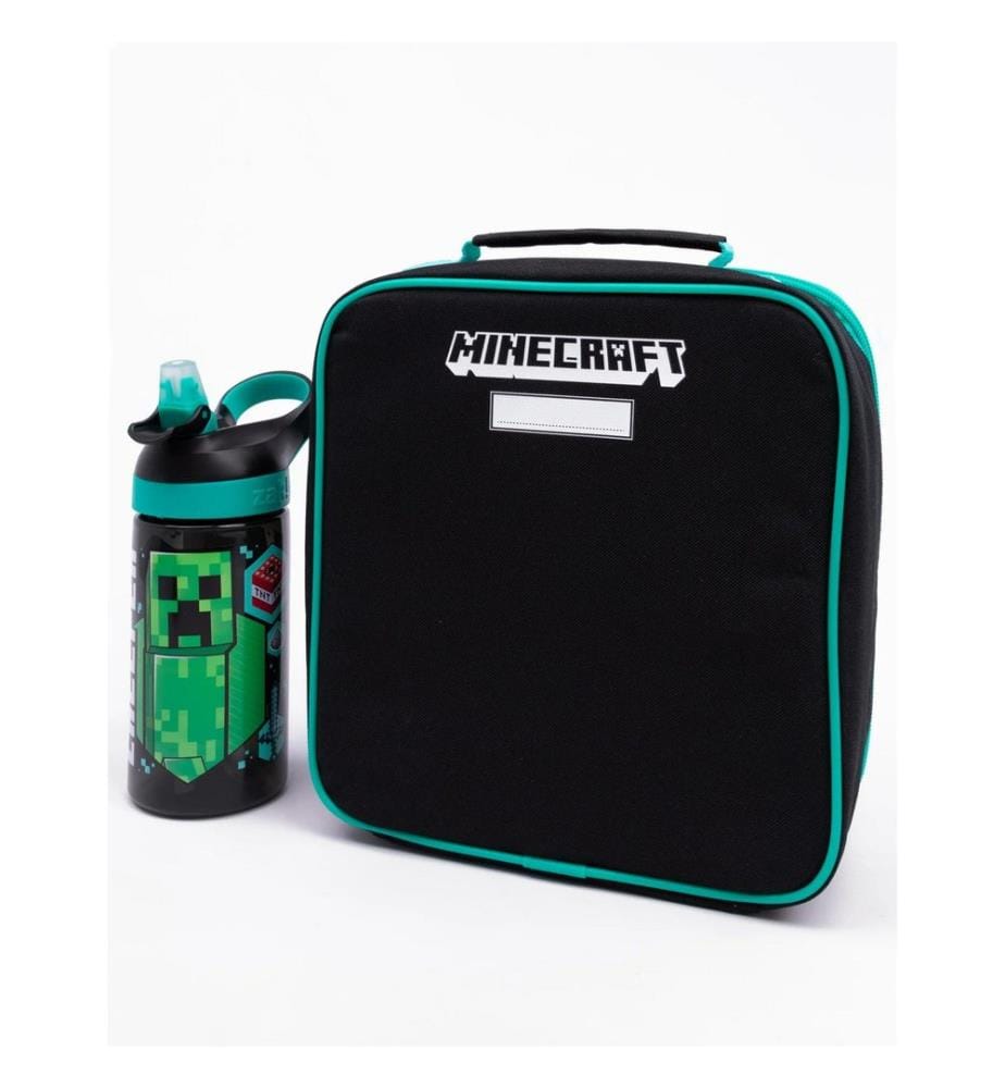 Minecraft - Sac à déjeuner et gourde