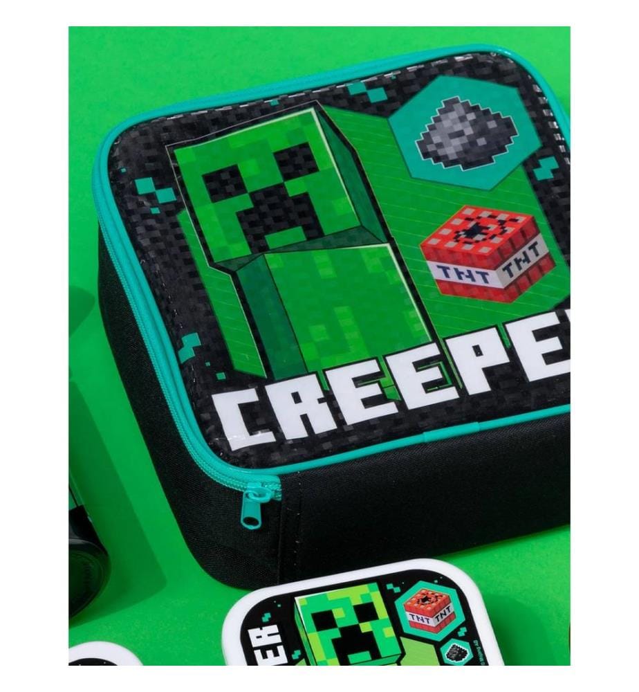 Minecraft - Sac à déjeuner et gourde