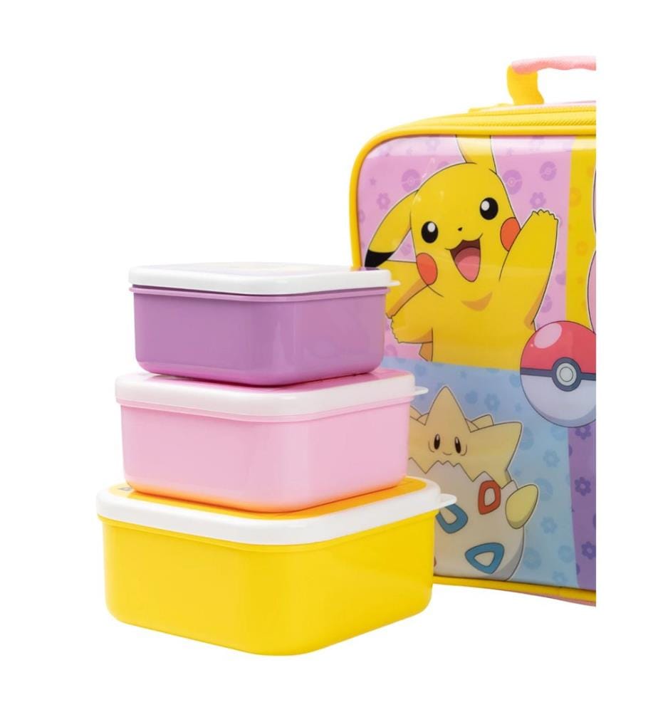 PokemonRagazze Posa Borsa Pranzo con Porta Bottiglia Set