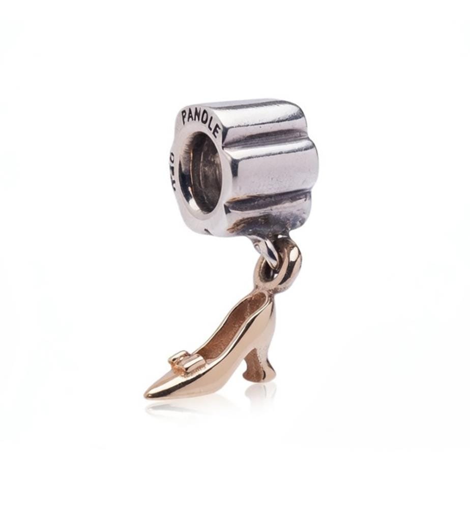 Charme Schuh Gold - Vergoldet