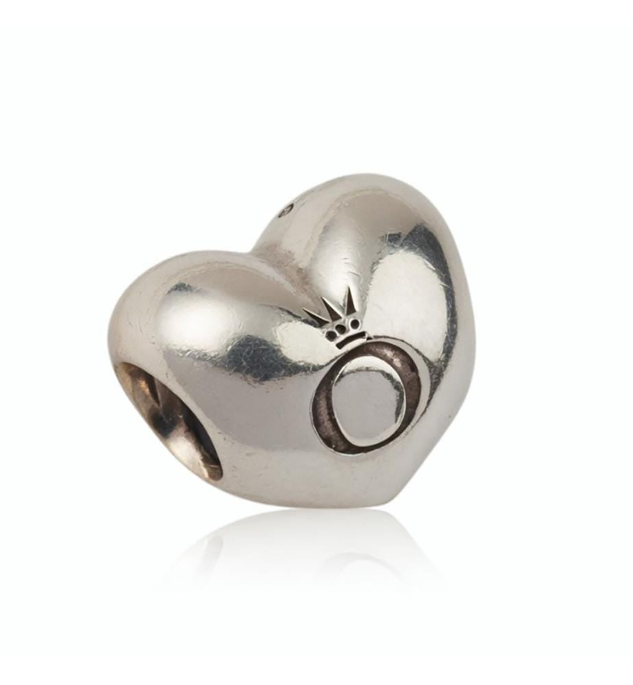 Herzpfeil-Charm in Silber und Gold - Silber und Gold
