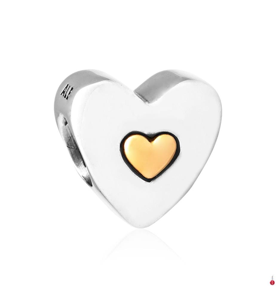 Charm Happy Anniversary - Silber und Gold