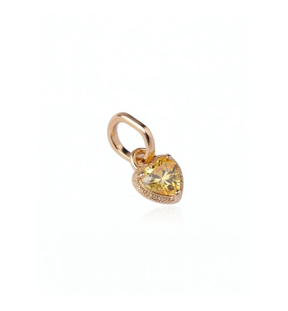 Pendentif Perles Coeur - Or