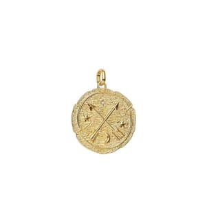 Pendentif Crossing Arrows - Or