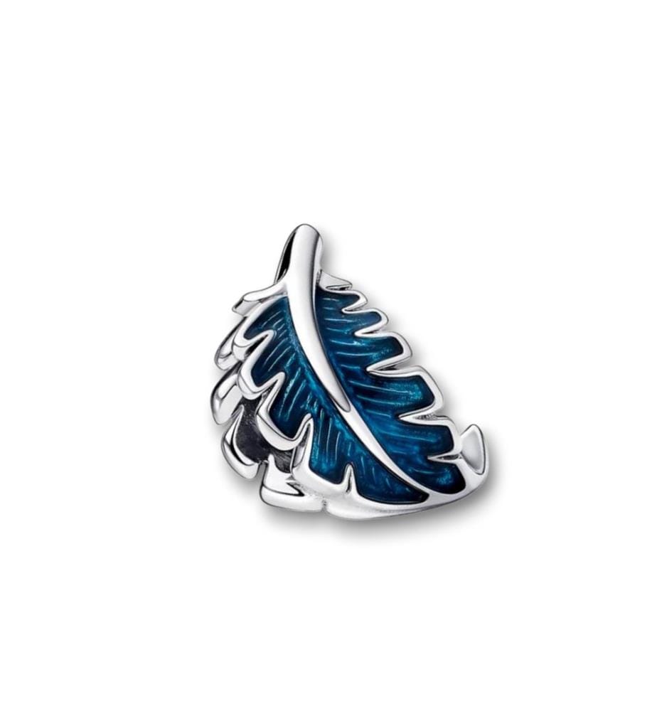 Anhänger „Piuma Curva Blu“ – Blau