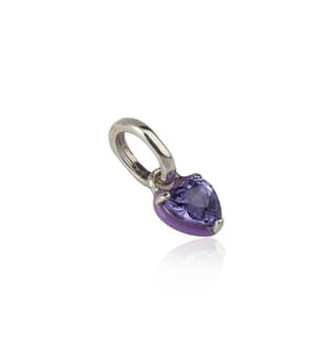 Pendentif Purple Heart - Argent